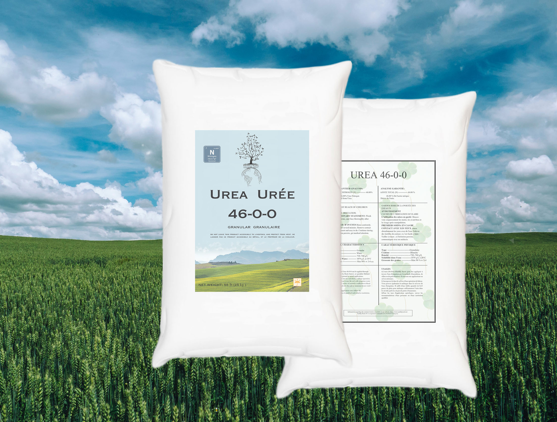 Granular Urea Fertilizer 46-0-0 25 kg (55 lb)