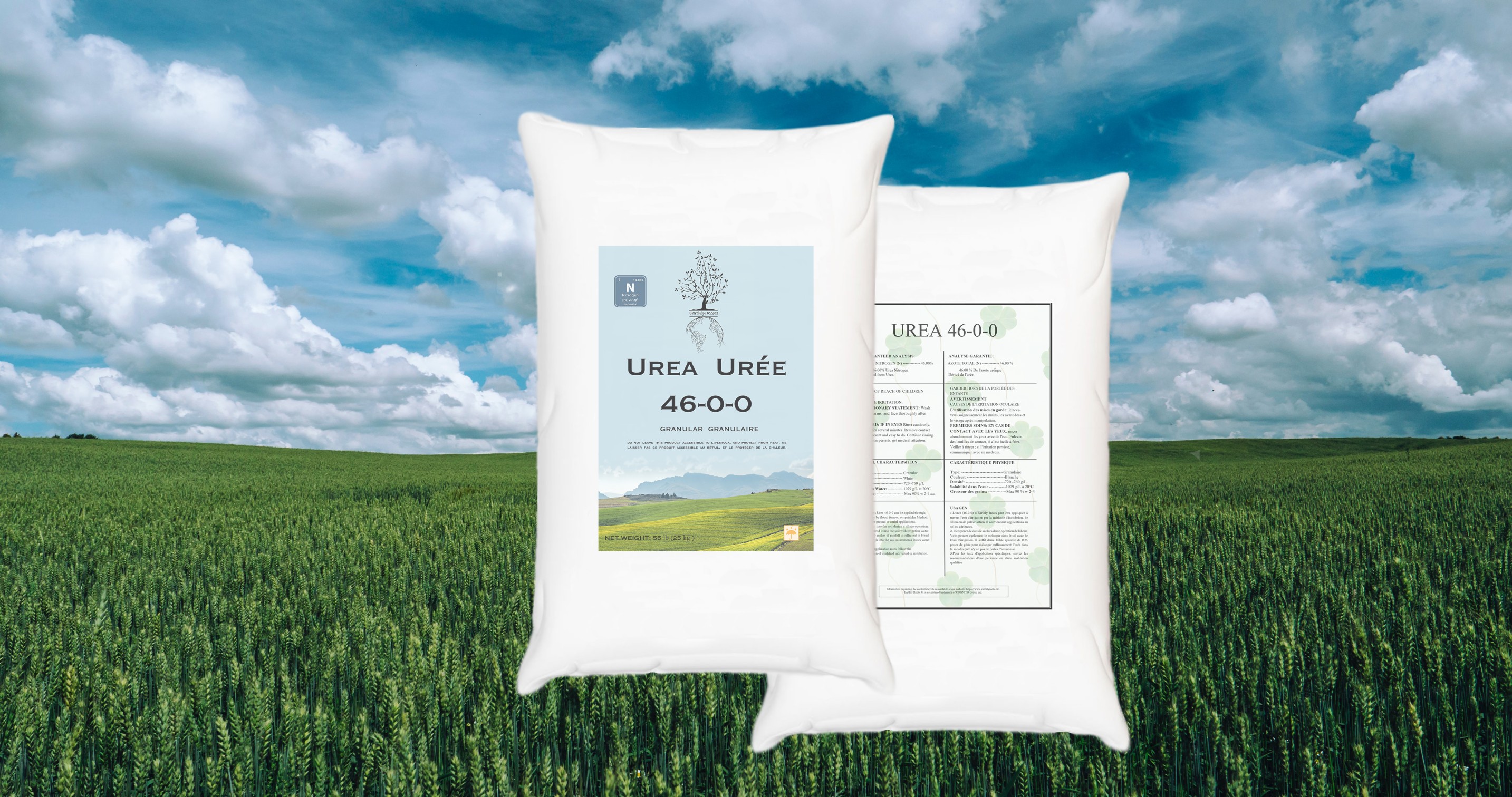 Granular Urea Fertilizer 46-0-0 25 kg (55 lb)